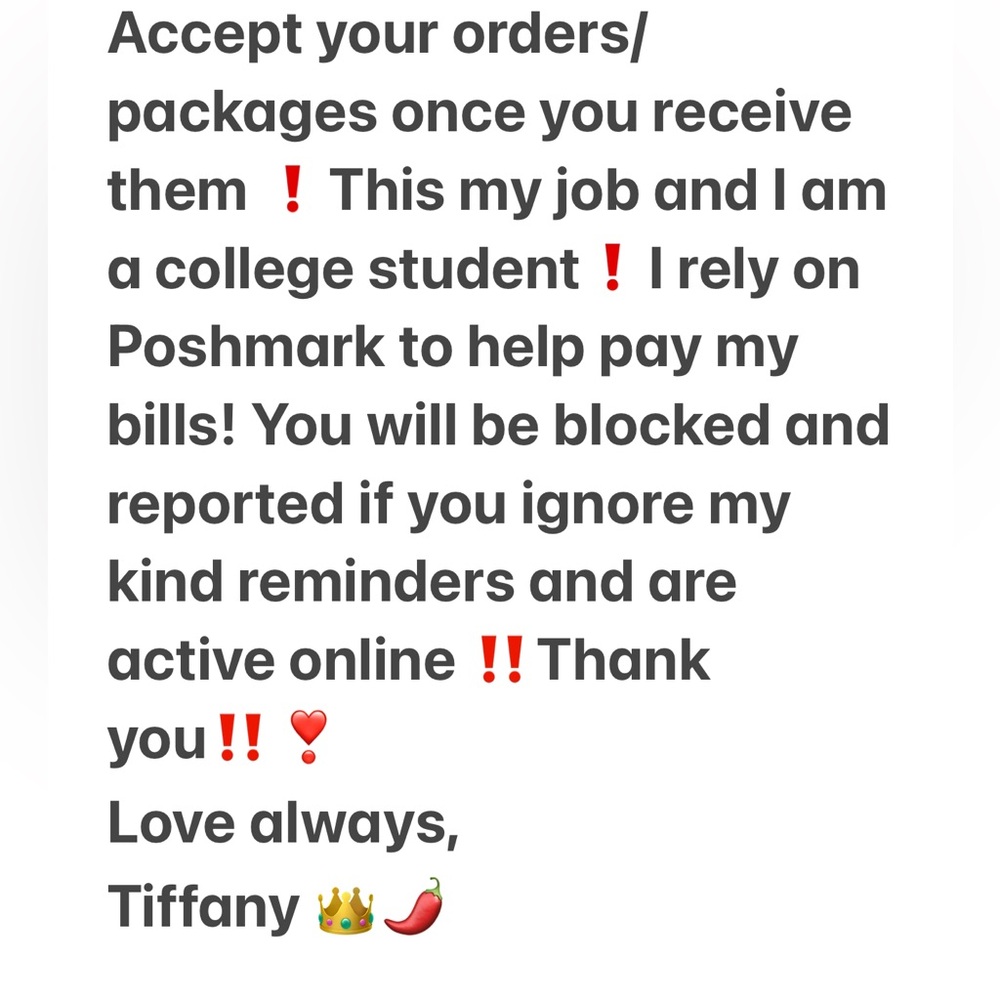 👑🌶️ Kind reminders
